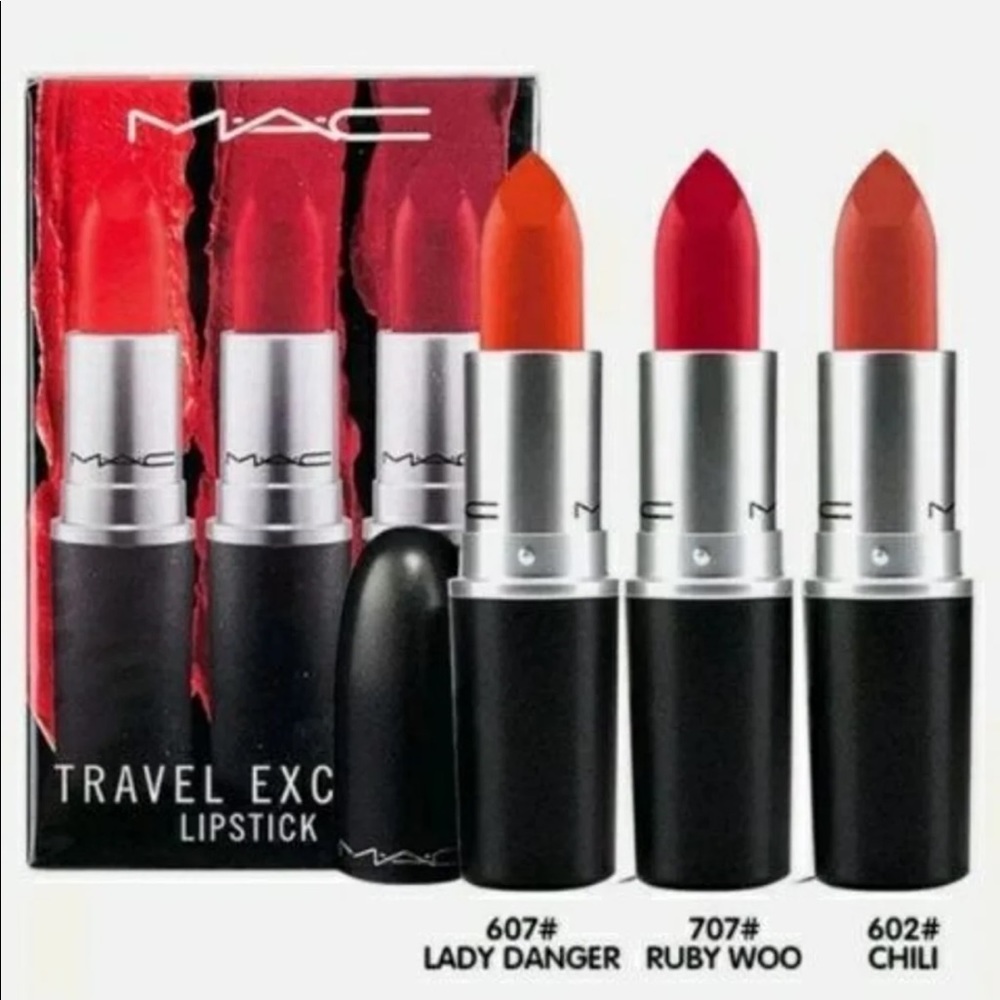 MAC lipstick x 3 Reds